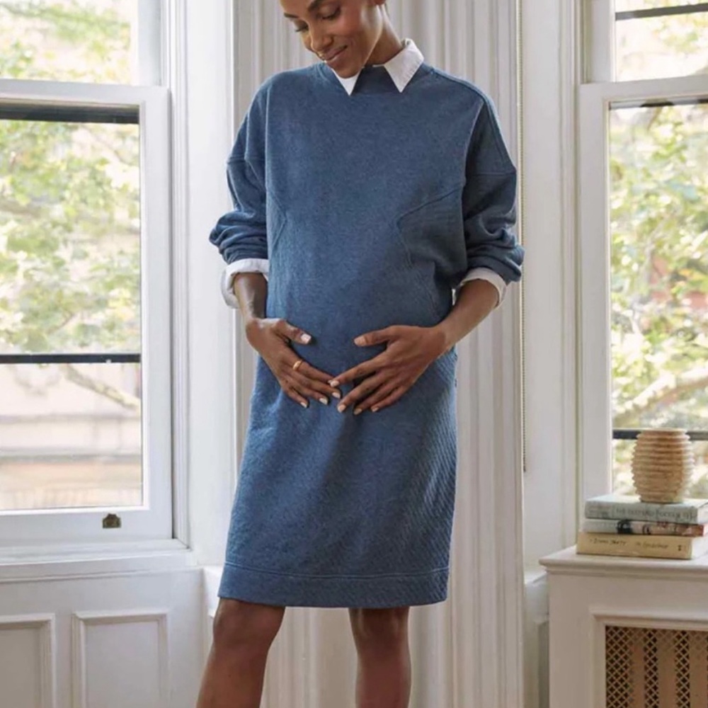 HATCH Maternity Quilted Belen Dress, Size 1 (SM)